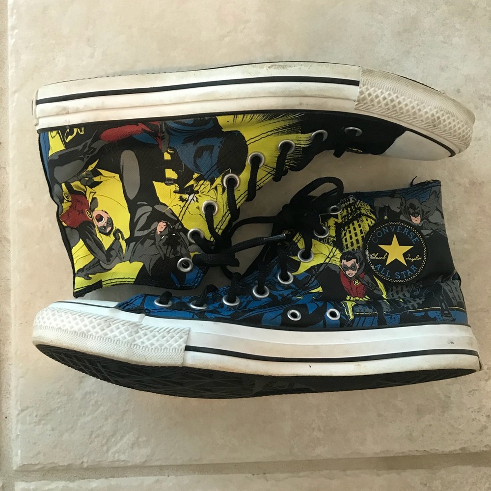 Vintage Converse All Stars Batman and Robin